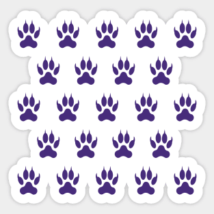 Tiger Paw | Purple Sticker